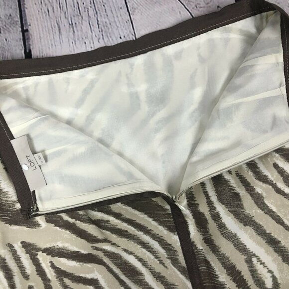 Ann Taylor Loft Pencil Skirt Size 2 Silk Blend - Picture 6 of 9